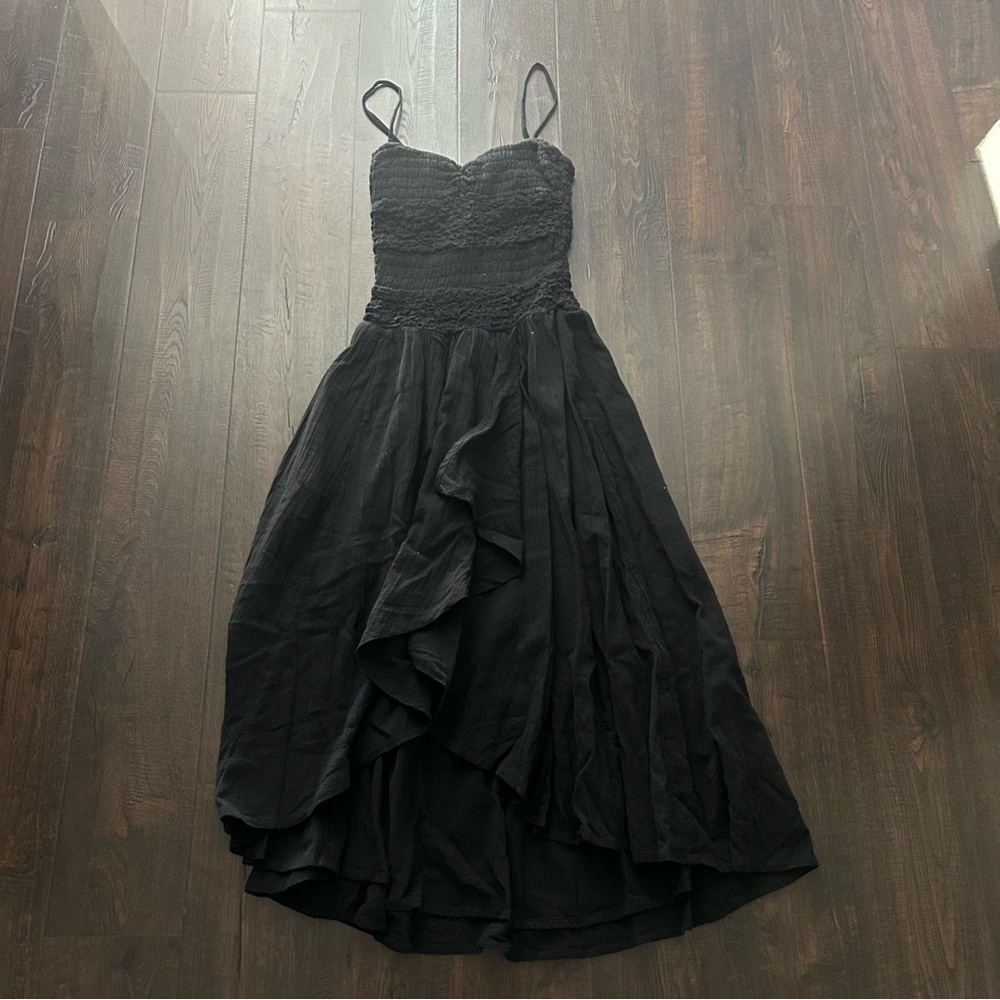 ⛔️SOLD⛔️New! Free People drop waist Black Dress